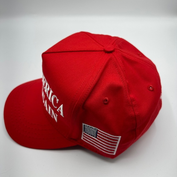 Cali-Fame Trump Make America Great Again Logo Red Trucker Hat Cap One Size - Picture 2 of 8